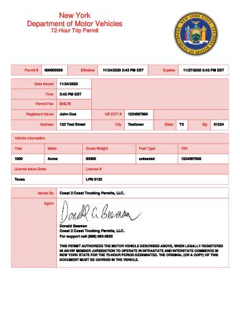 new york state dot permits.